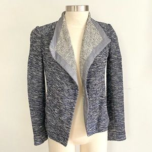 Vince Knit Boucle Open Sweater Jacket